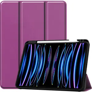 Bizon Case Tab Lizard Apple iPad Pro 11 2022/2021/2020/2018 dark purple