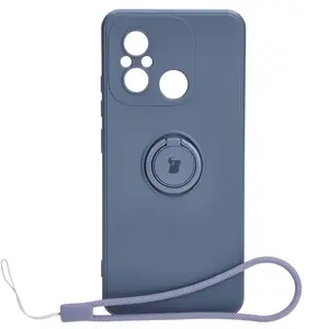 Bizon Case Silicone Ring Sq Xiaomi Redmi 12C grey
