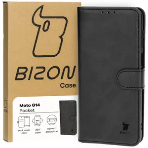 Bizon Case Pocket Motorola Moto G14 black