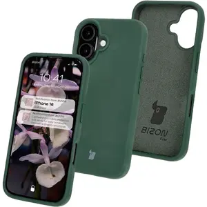 Bizon Soft Case Apple iPhone 16 dark green