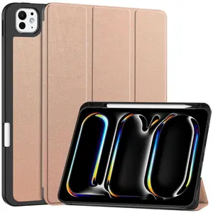 Bizon Case Tab Lizard Apple iPad Pro 11" 5 gen. 2024 rose gold