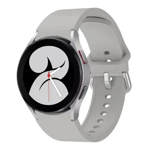 Bizon Strap Watch Silicone Samsung Galaxy Watch 20 mm light grey