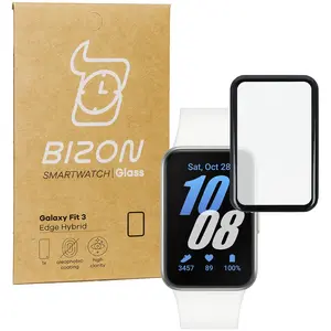 Bizon Glass Watch Edge Hybrid Samsung Galaxy Fit 3 black