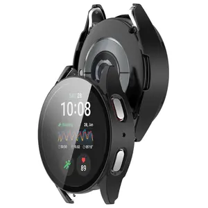 Bizon Case+Glass Watch Samsung Galaxy Watch 7 44 mm black