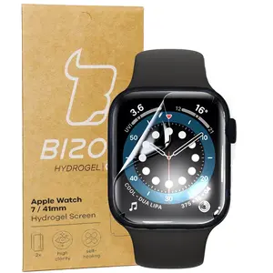 Bizon Glass Hydrogel Apple Watch 8/7 41mm [2 PACK]