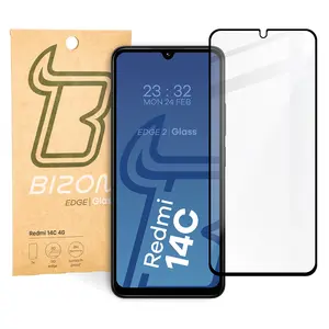 Bizon Glass Edge 2 Xiaomi Redmi 14C 4G / POCO C75 black