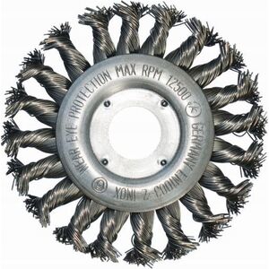 Abraboro Disc brush 115 mm/22,2 ABRABORO - braided wire 0,5 mm INOX 7464981 5999082024835