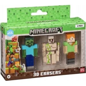Figurka HP *****MINECRAFT 3D Erasers 3pack C 14249