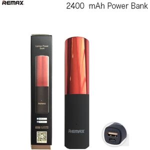 Powerbank Remax Power Bank Remax LipMax 2400mAh - Lūpdažis, Raudonas