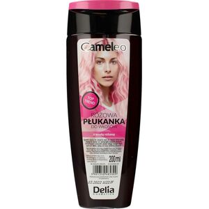 Delia Delia Cosmetics Cameleo Płukanka do włosów różowa z wodą różaną 200ml