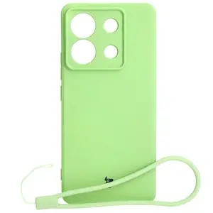 Bizon Case Silicone Sq Xiaomi Poco X6 / Xiaomi Redmi Note 13 Pro 5G light green