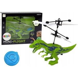 LeanToys Latający Dinozaur Helikopter Sterowany Ręką Zielony