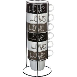 Art-Pol Komplet 6 filiżanek Love 260 ml