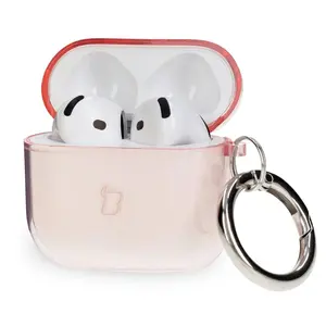 Bizon Case Headphone Clear Apple AirPods 4 clear-pink