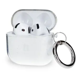 Bizon Case Headphone Clear Apple AirPods 4 clear-brocade