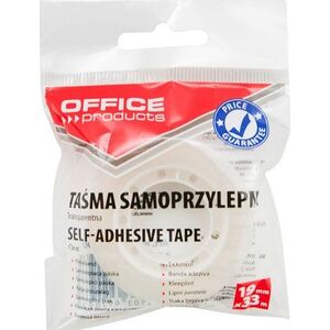 Office Products Taśma biurowa 19mm, 33m, zawieszka, transparentna