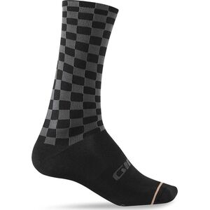 Giro Skarpety GIRO COMP RACER HIGH RISE checkered peach roz. M (40-42)