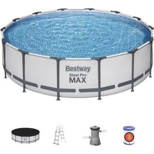 Bestway Basen stalażowy Pro Steel MAX 427x107cm 56950 BESTWAY