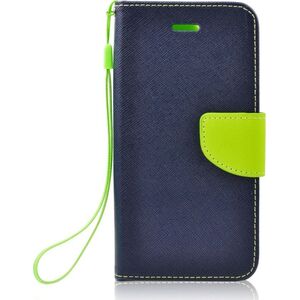 Kabura Fancy Book do SAMSUNG Galaxy J5 2016 granatowy / limonka