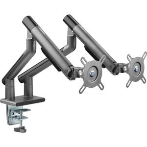 Alterzone Uchwyt biurkowy na 2 monitory 17" - 32" (ALZDARM17-32-G)