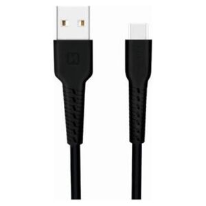 Kabel USB Swissten Swissten Basic Universāls Quick Charge 3.1 USB-C Datu un Uzlādes Kabelis 1m Melns
