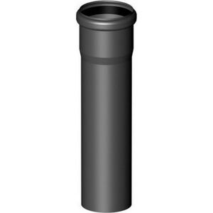 Almeva STARR Σωλήνας με υποδοχή 0,5m DN60 UV Stable Μαύρο7630005898062 12207024 7630005898062