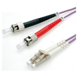 Value VALUE Patchcord światłowodowy 50/125um LC-ST OM4 1m fioletowy
