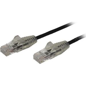 StarTech StarTech N6PAT100CMBKS kabel sieciowy Czarny 1 m Cat6 U/UTP (UTP)