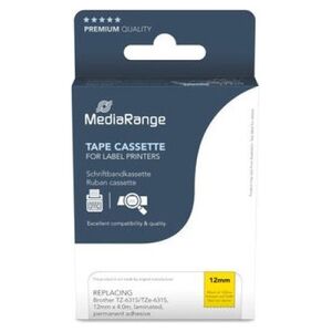 MediaRange MediaRange Schriftbandka. Brother TZ-631S/TZe-631S 12mm 4m s