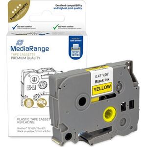 MediaRange MediaRange Schriftbandka. Brother TZ-631/TZe-631 12mm schwar