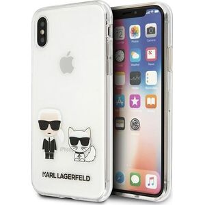 Karl Lagerfeld Karl Lagerfeld KLHCPXCKTR iPhone X/Xs hardcase Transparent Karl & Choupette