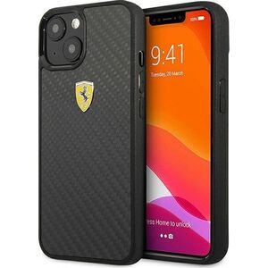Ferrari Ferrari FEHCP13SFCABK iPhone 13 mini 5,4" czarny/black hardcase On Track Real Carbon