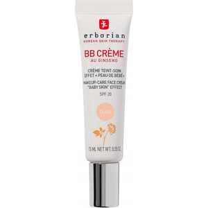 BB veido kremas Erborian BB Cream with Ginseng Clair/Fair 2, 15 ml