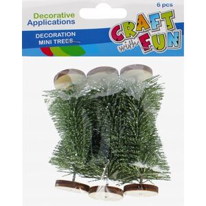 Craft with Fun OZDOBA BN CHOINKA 8CM 6SZT ZIE CF PBH 8/96