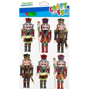 Craft with Fun OZDOBA BN NAKLEJKI 3D 6SZT DZIADEK CF PBH 12/288