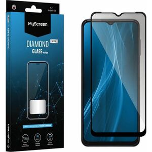 MyScreen Protector Realme C33 - Szkło hartowane na lekko zaokrąglone ekrany DIAMOND GLASS LITE edge FULL GLUE