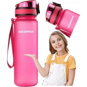 Wkład filtrujący Aquaphor Butelka filtrująca różowa + 1 wkład filtrujący do wody 0,35 L AQUAPHOR