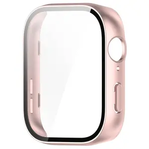 Bizon Case+Glass Watch Huawei Watch Fit 3 pink