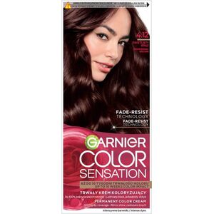 Garnier GARNIER Color Sensation Krem koloryzujący nr 4.12 - Świetlisty Brąz 1op.