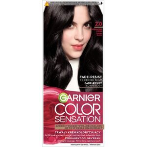 Garnier GARNIER Color Sensation Krem koloryzujący nr 2.0 - Hebanowa Czerń 1op.