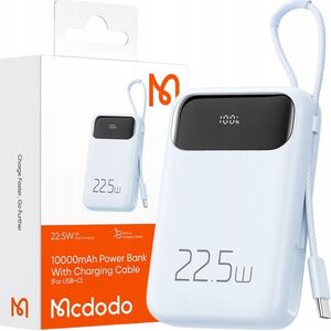 Powerbank Mcdodo Power Bank Mcdodo MC-3244 10000mAh, 22.5W, do C (niebieski)