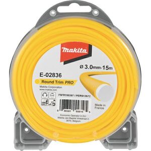 Makita MAKITA ŻYŁKA NYLONOWA OKRĄGŁA 3,0mm/15m PRO ME-02836