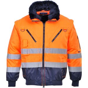 Portwest Pj50 Portwest Kurtka P Bomber Ostrzegawcza 4W1 M