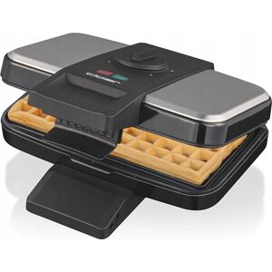 Cloer Cloer Brussels waffle iron 1459 c2 heavy (stainless steel/black, 1,000 watts)