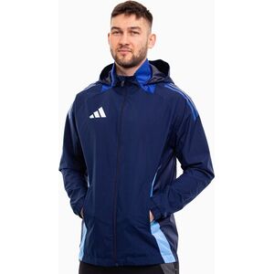 Kurtka męska Adidas Kurtka męska adidas Tiro 24 Competition All-Weather niebieska IR9520 L