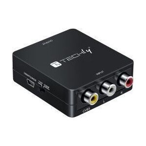 Adapter AV RCA (Cinch) x2 - HDMI czarny (5469)