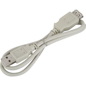Kabel USB Goobay USB-A - USB-A 0.6 m Biały (68624)