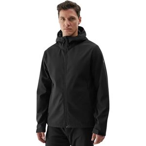 Kurtka męska softshell 4F M283 głęboka czerń 4FWAW24TSOFM283 20S  M