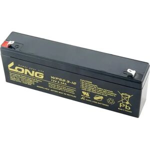 Ołów baterii Avacom Long 12V 2,3Ah F1 (WPS2.3-12) (PBLO-12V002,3-F1A-1)