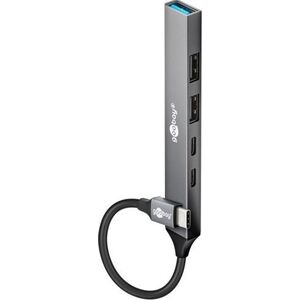 Slim 5-portowy koncentrator USB, USB-C™ na USB-C™/USB-A, USB 3.2